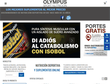 Tablet Screenshot of olympus-on-line.com